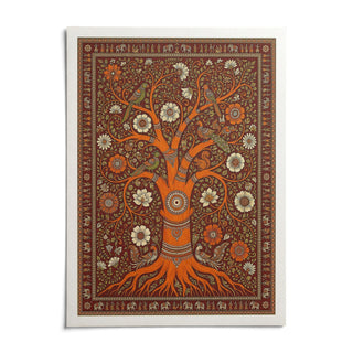 Tree Of Life Art, shown as an unframed paper print on a plain white background