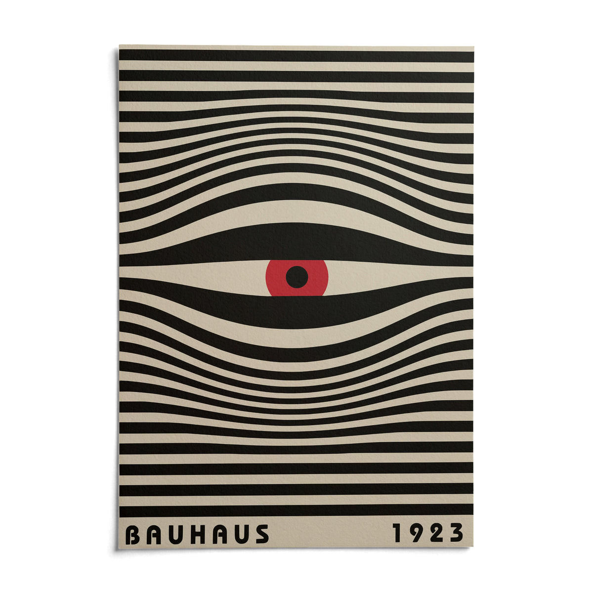 Trippy Wall Art, shown as an unframed paper print on a plain white background