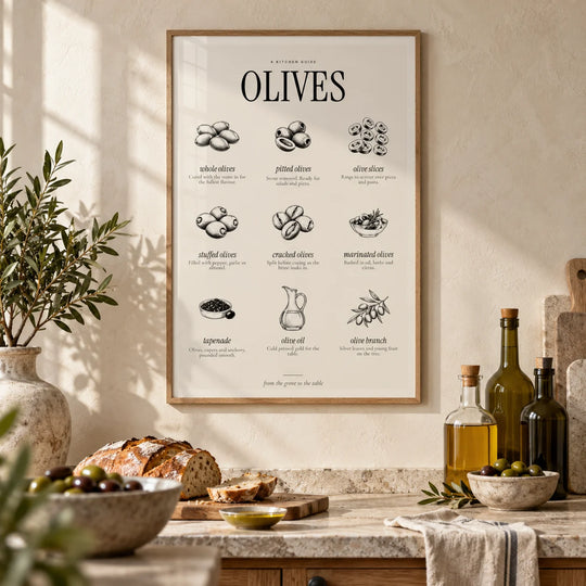 Guía de cocina de aceitunas