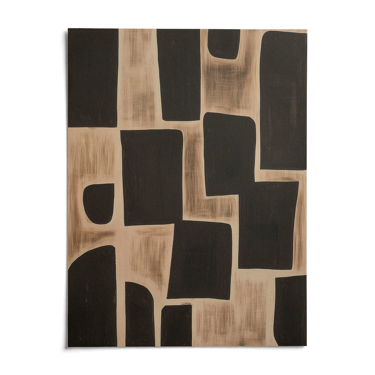 Wabi Sabi Artwork, shown as an unframed paper print on a plain white background