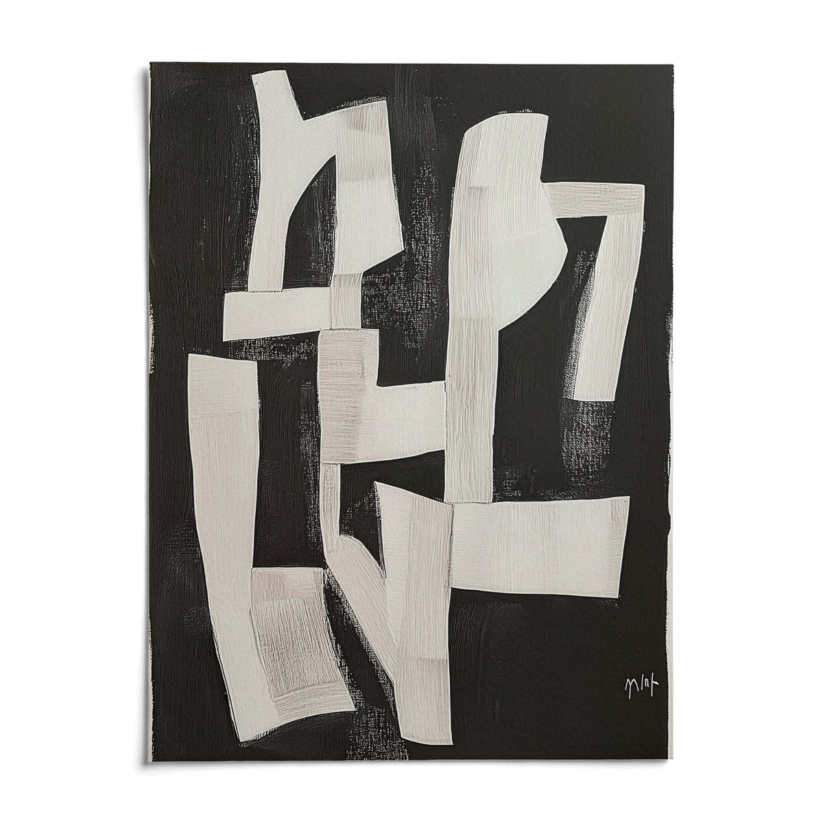 Wabi Sabi Wall Art for Living Room, shown as an unframed paper print on a plain white background