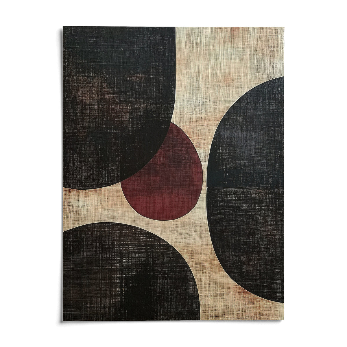 Wall Art Abstract, shown as an unframed paper print on a plain white background