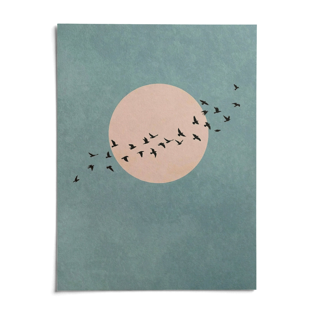 Wall Art Birds, shown as an unframed paper print on a plain white background