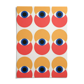 Wall Art Eye, shown as an unframed paper print on a plain white background