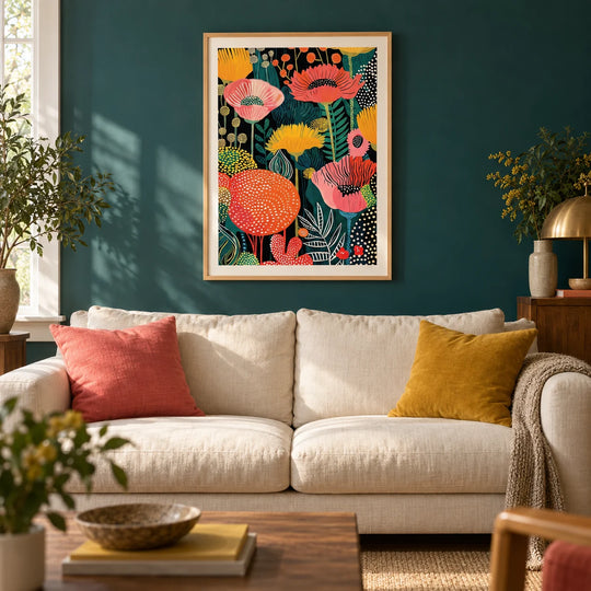 Flores de color pop