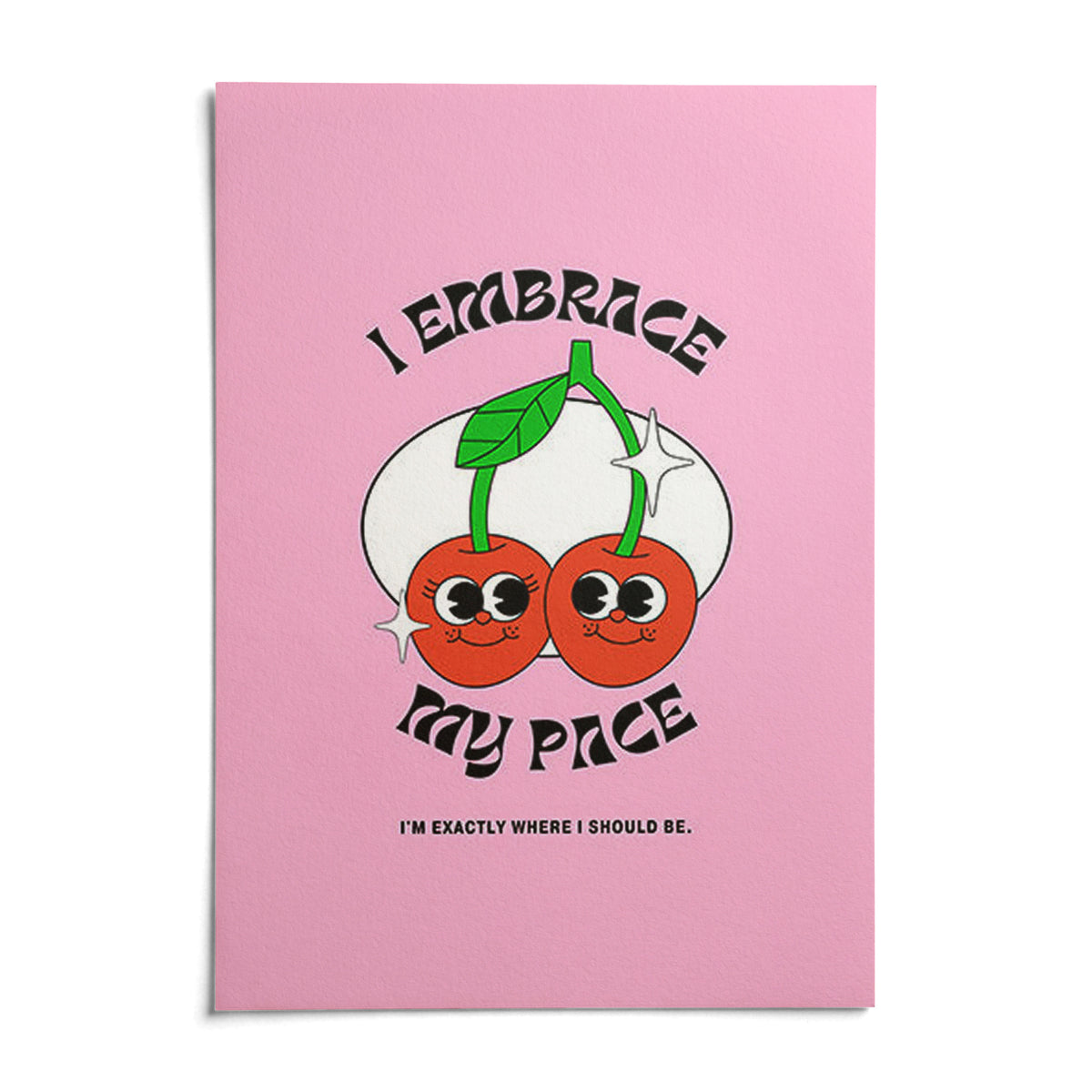 Wall Art for Dorm, shown as an unframed paper print on a plain white background