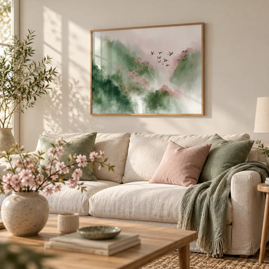 Paisaje de aves