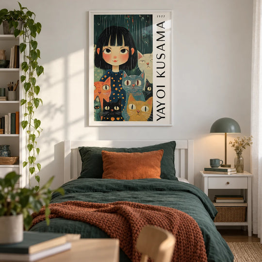 Cats and Girl