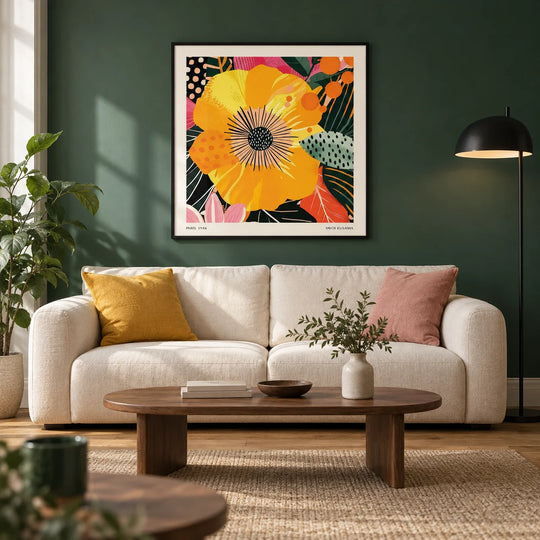 Floraison jaune vif