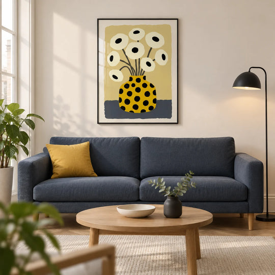 Poster Vaso Giallo