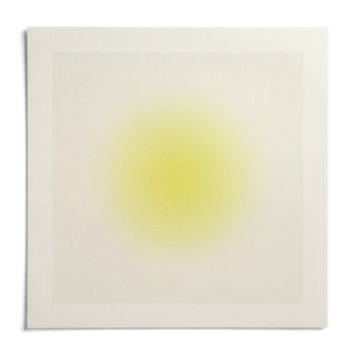 Yellow Wall Art, shown as an unframed paper print on a plain white background