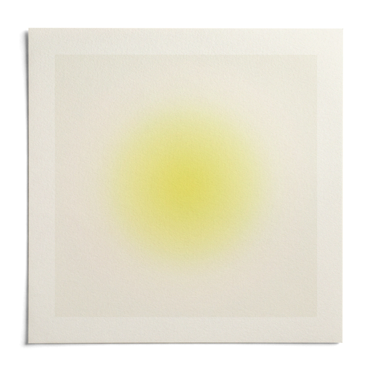 Yellow Wall Art, shown as an unframed paper print on a plain white background