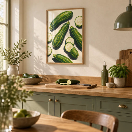 Stampa di zucchine